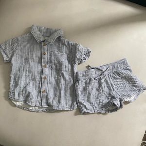 Little Planet Shirt & Shorts Set- 18mo